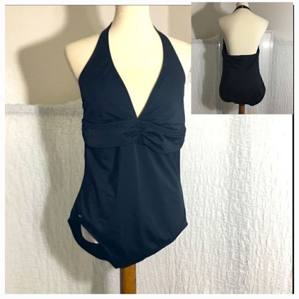 Speedo NWOT Black One Piece Swimsuit Size 18